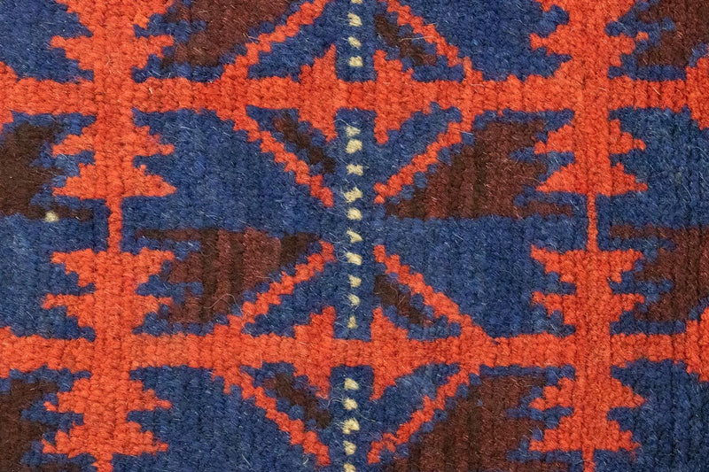 Dywan beludżycki - 137 x 84 cm - niebieski