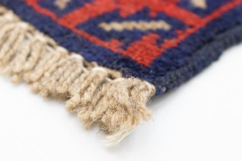 Dywan beludżycki - 137 x 84 cm - niebieski