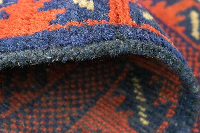 Dywan beludżycki - 137 x 84 cm - niebieski