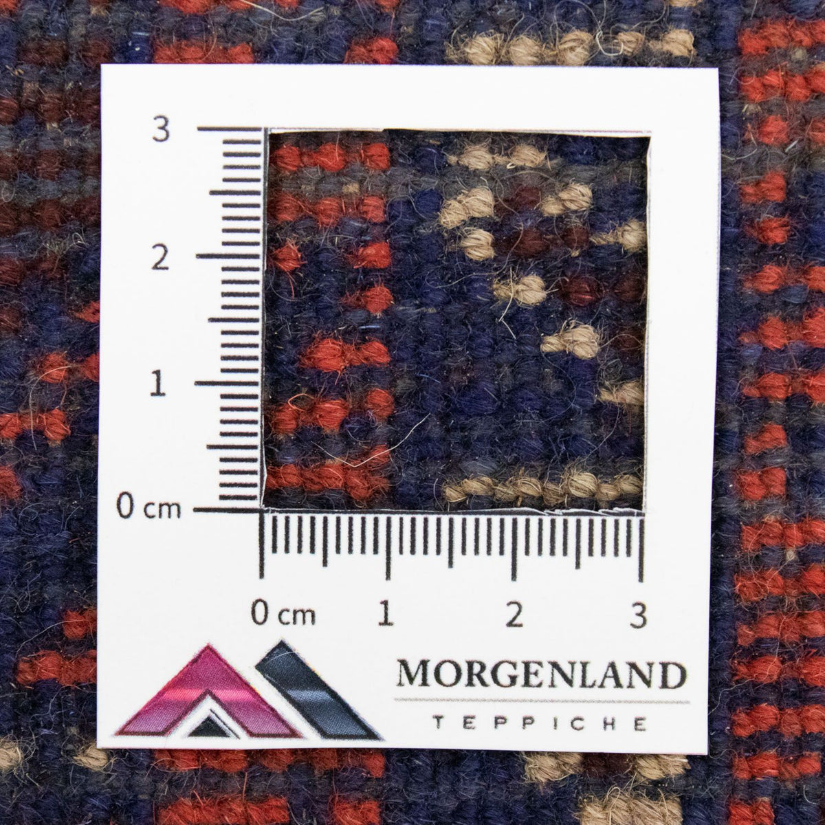 Dywan beludżycki - 137 x 84 cm - niebieski