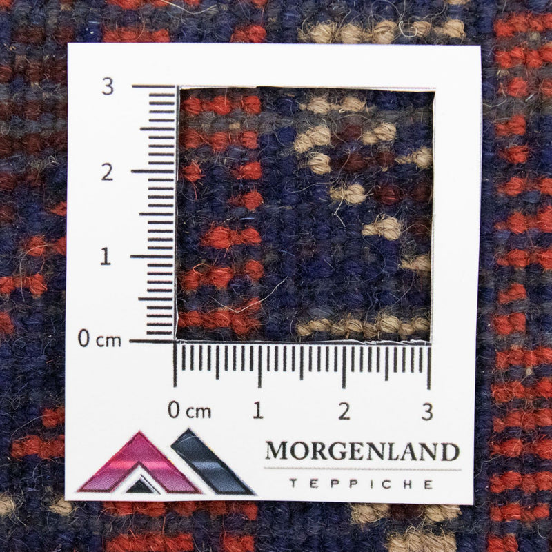 Dywan beludżycki - 137 x 84 cm - niebieski