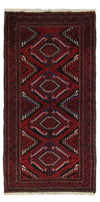 Dywan beludżycki 100x167cm - Dywan perski - Prostokątny / Czerwony / 100 x 167 cm Prostokątny