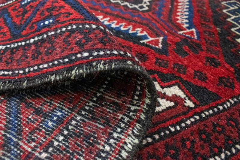 Dywan beludżycki - 167 x 100 cm - czerwony