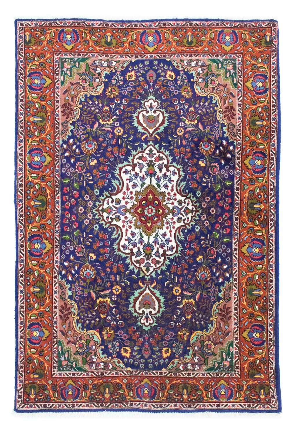 Dywan perski - Tabriz - 160 x 105 cm - niebieski