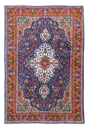 Dywan perski - Tabriz - 160 x 105 cm - niebieski