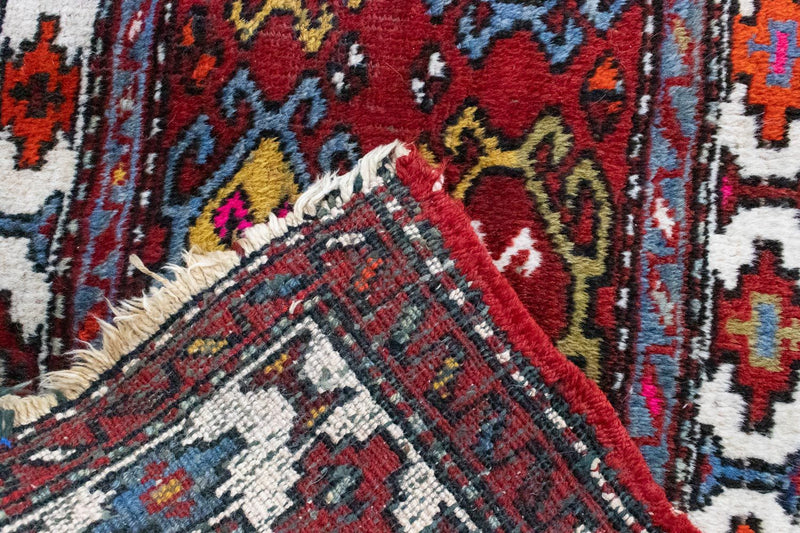 Perski dywan - Nomadyczny - 106 x 50 cm - czerwony