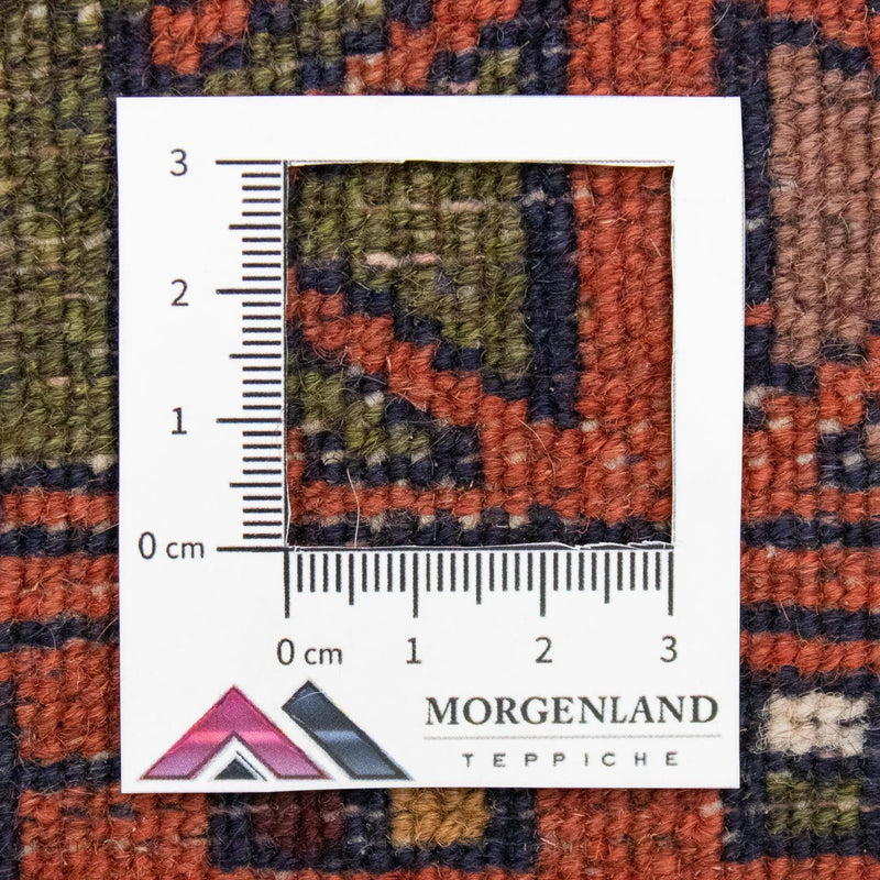 Dywan turkmeński - 160 x 125 cm - pomarańczowy