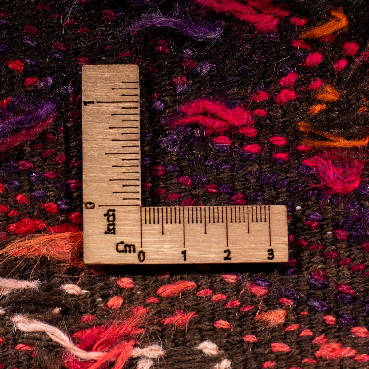 Biegacz Dywan Kelim - Stary - 380 x 70 cm - wielokolorowy