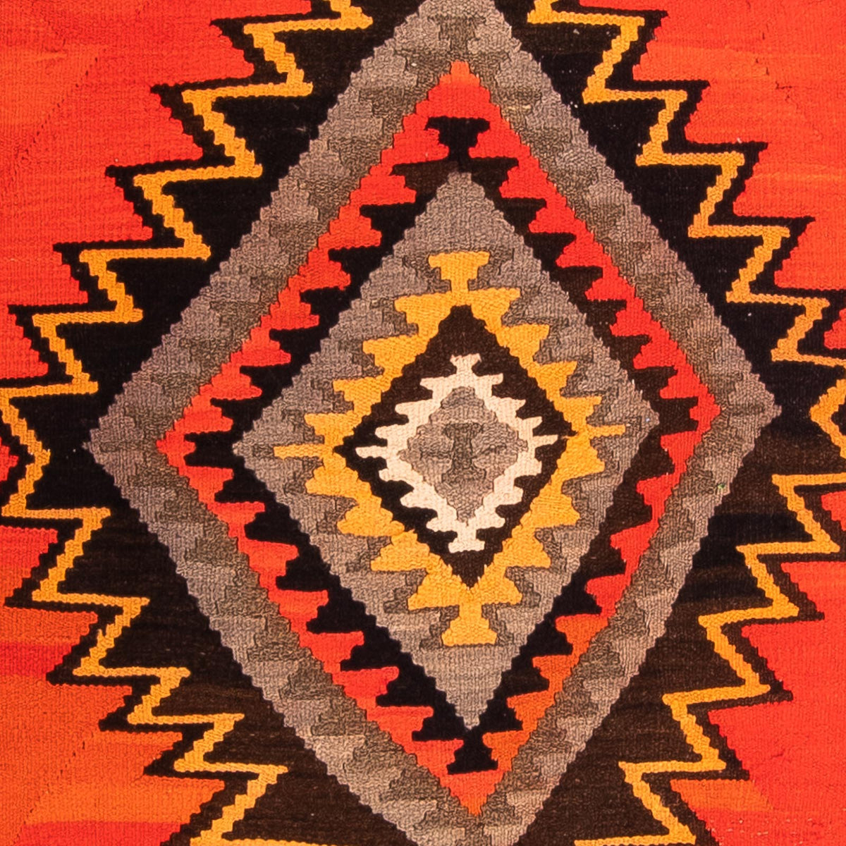 Biegacz Dywan Kelim - Stary - 275 x 140 cm - wielokolorowy