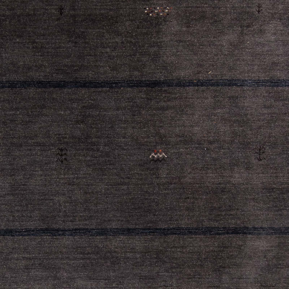 Dywan Gabbeh - Loribaft Softy - 218 x 171 cm - ciemnobrązowy