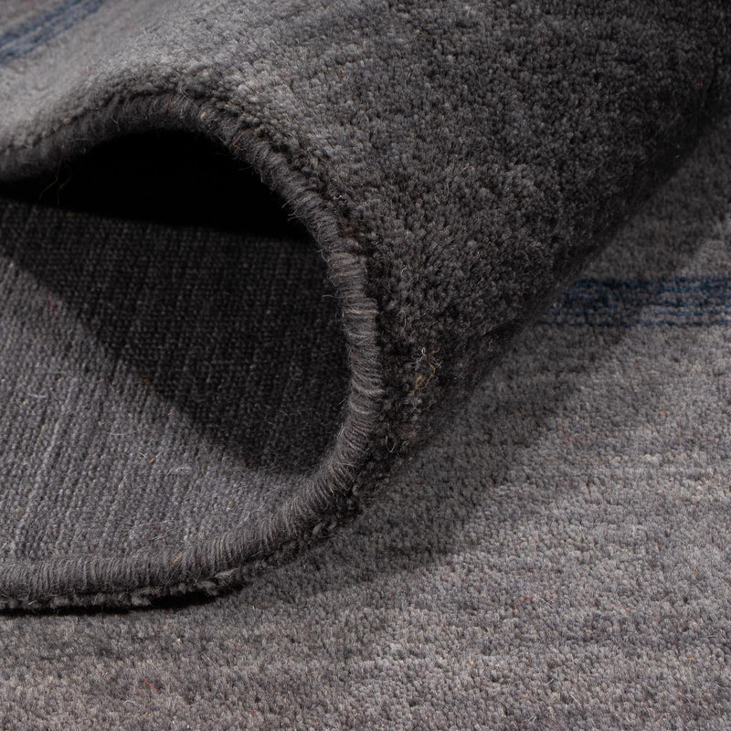 Dywan Gabbeh - Loribaft Softy - 218 x 171 cm - ciemnobrązowy