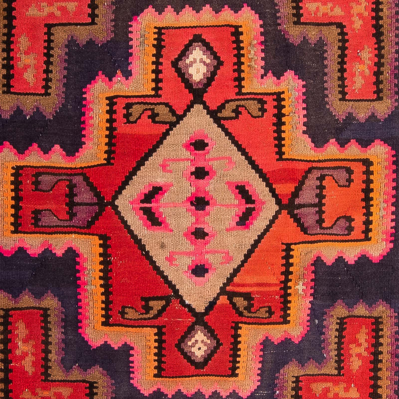 Dywan Kelim - Stary - 280 x 162 cm - wielokolorowy