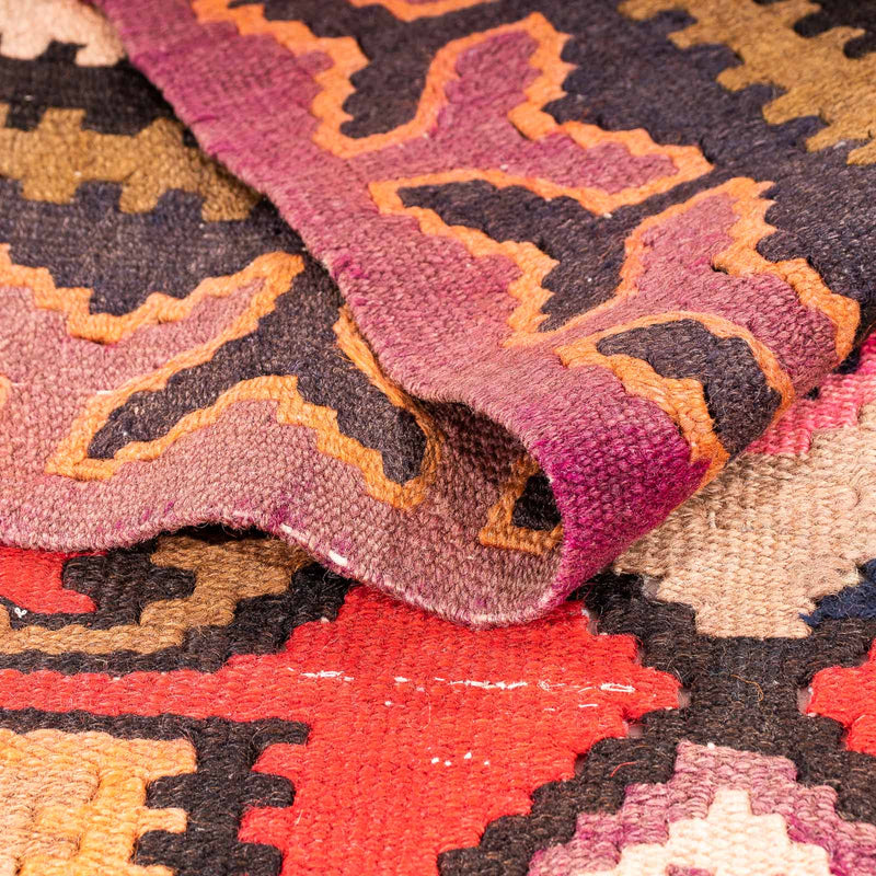 Dywan Kelim - Stary - 280 x 162 cm - wielokolorowy