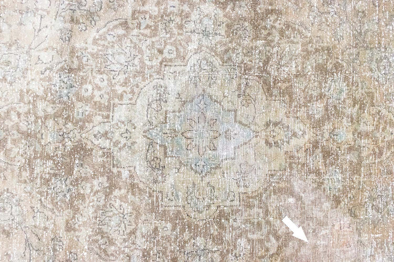 Dywan perski - Keshan - 398 x 258 cm - wielokolorowy