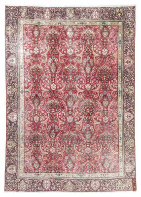 Dywan perski - Tabriz - 323 x 225 cm - czerwony