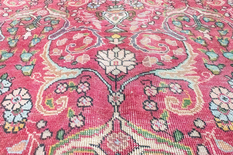 Dywan perski - Tabriz - 323 x 225 cm - czerwony