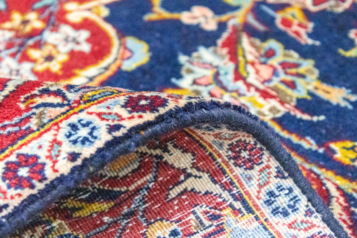 Dywan perski - Keshan - 367 x 285 cm - ciemnoniebieski