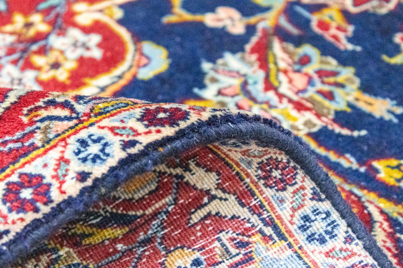 Dywan perski - Keshan - 367 x 285 cm - ciemnoniebieski