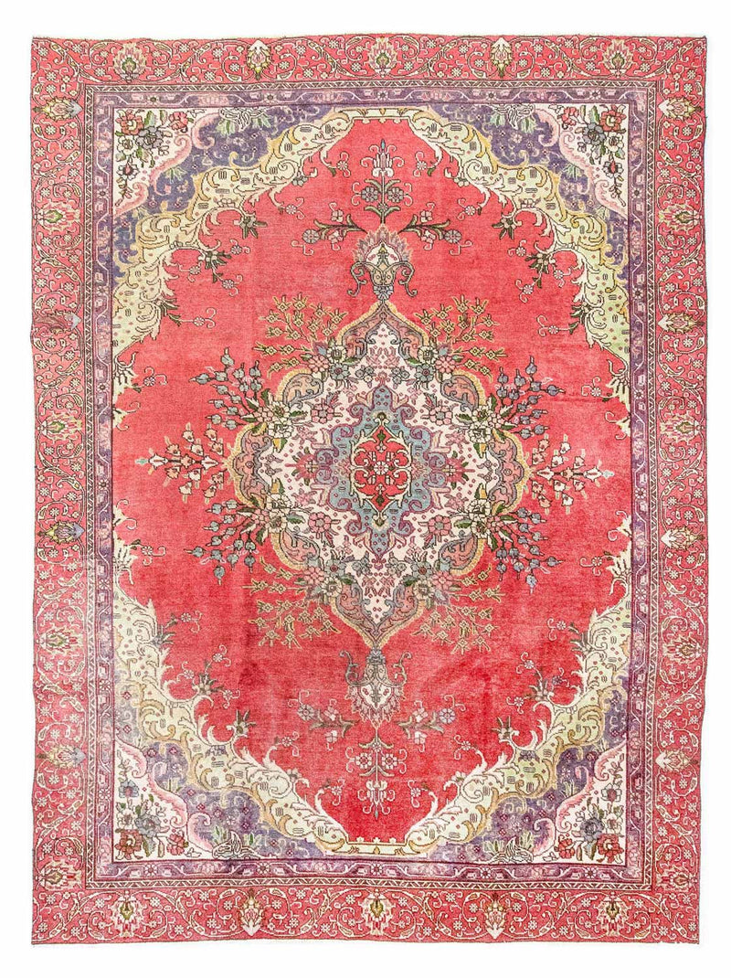 Dywan perski - Tabriz - 375 x 275 cm - pomarańczowy
