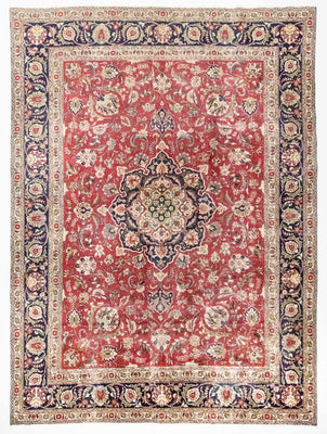 Dywan perski - Tabriz - 375 x 285 cm - czerwony