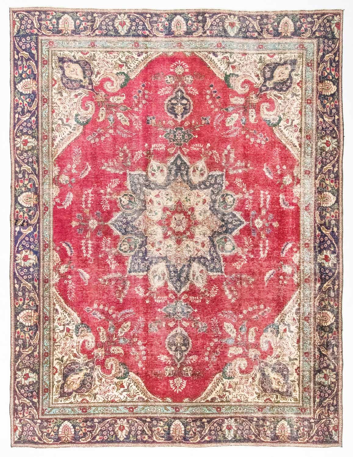 Dywan perski - Tabriz - 370 x 266 cm - czerwony