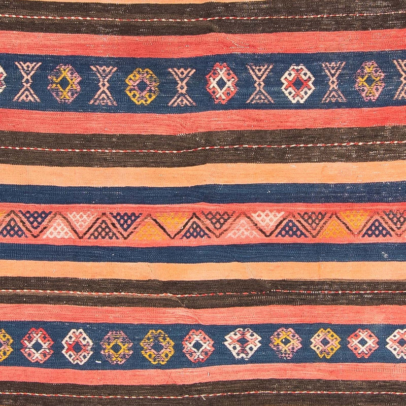 Dywan Kelim - Stary - 220 x 155 cm - wielokolorowy