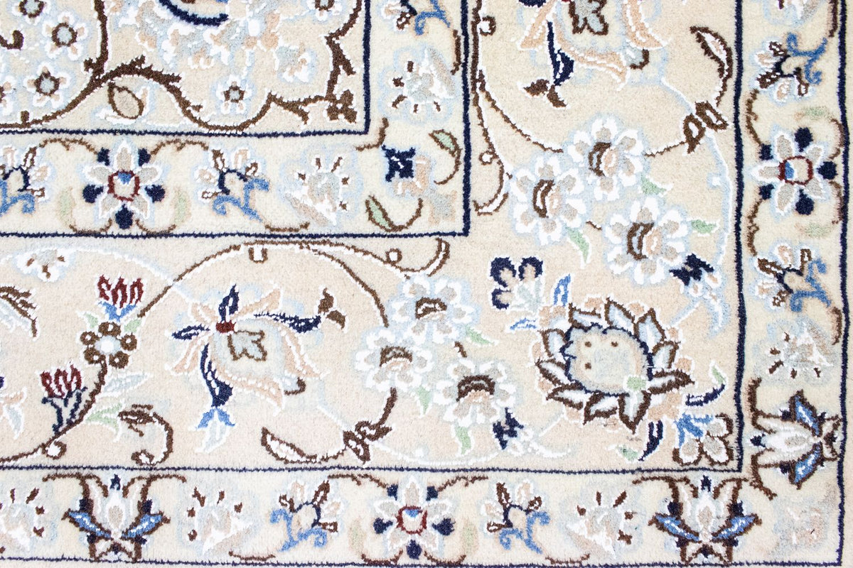 Dywan perski - Nain - Królewski kwadratowy  - 200 x 193 cm - beżowy