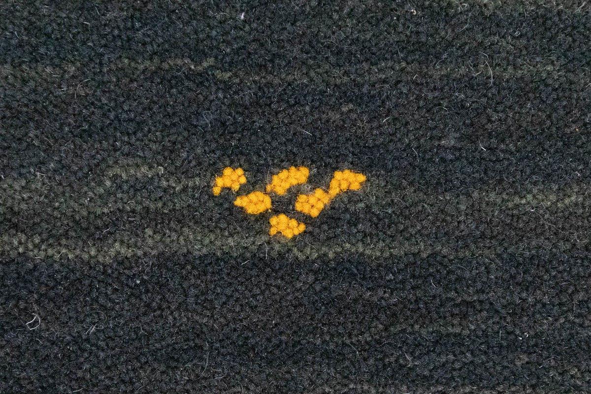 Biegacz Dywan Gabbeh - Miękki - 184 x 62 cm - zielona