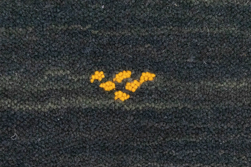 Biegacz Dywan Gabbeh - Miękki - 184 x 62 cm - zielona