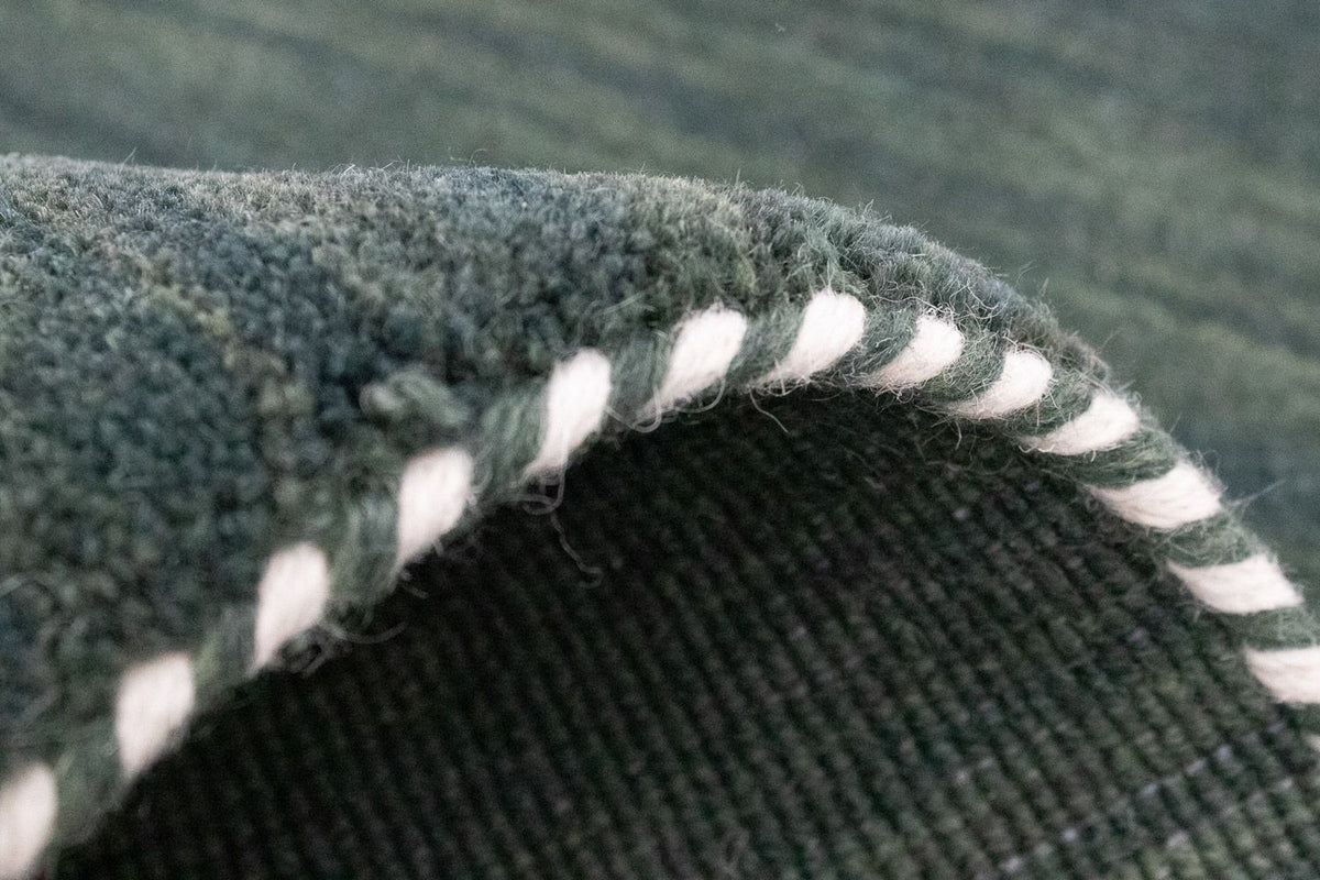 Biegacz Dywan Gabbeh - Miękki - 184 x 62 cm - zielona