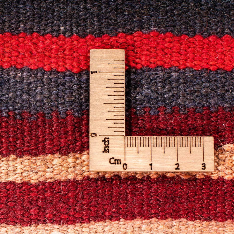 Dywan Kelim - Stary - 200 x 110 cm - wielokolorowy