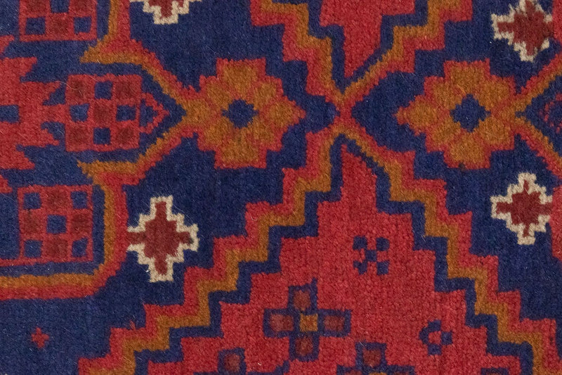 Dywan beludżycki - 127 x 70 cm - czerwony