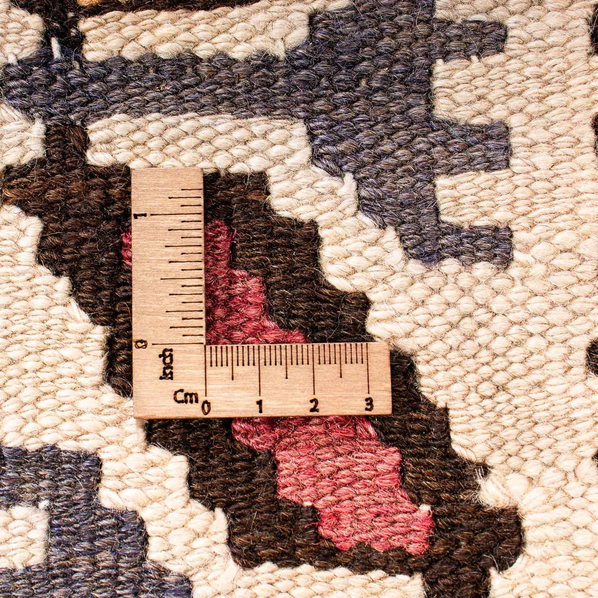 Biegacz Dywan Kelim - Stary - 265 x 140 cm - wielokolorowy