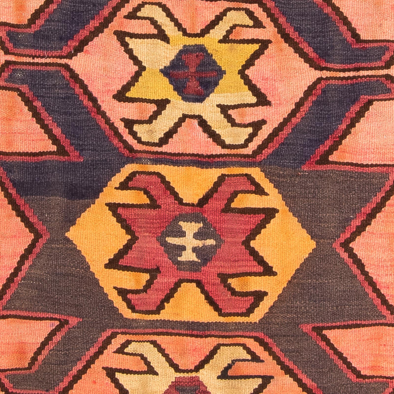 Biegacz Dywan Kelim - Stary - 265 x 140 cm - wielokolorowy