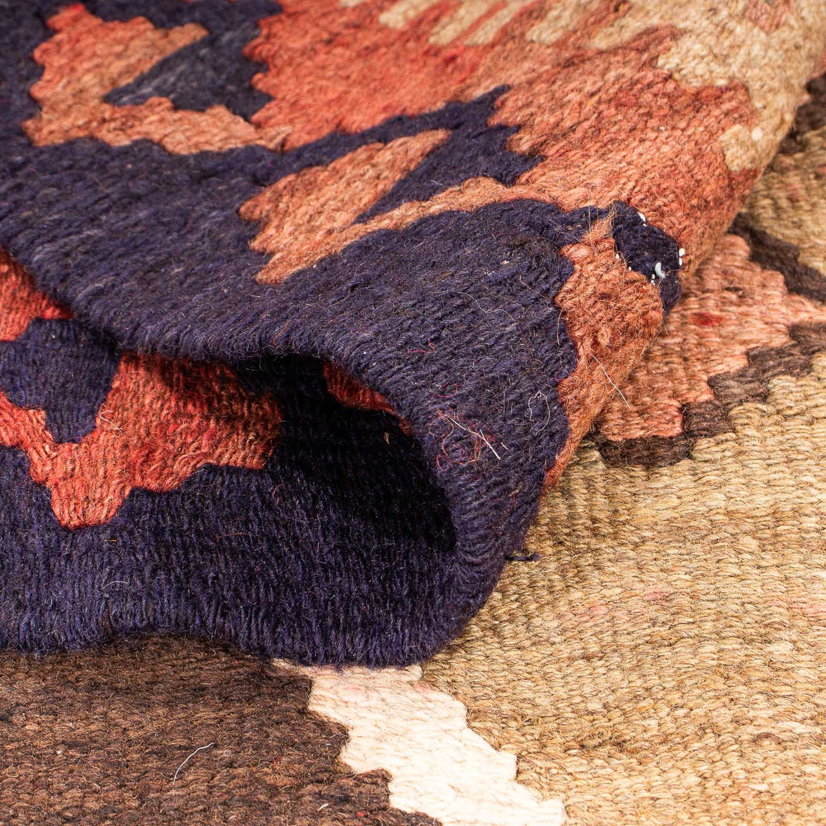 Biegacz Dywan Kelim - Stary - 310 x 180 cm - wielokolorowy