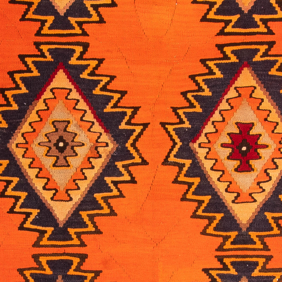 Biegacz Dywan Kelim - Stary - 290 x 140 cm - wielokolorowy