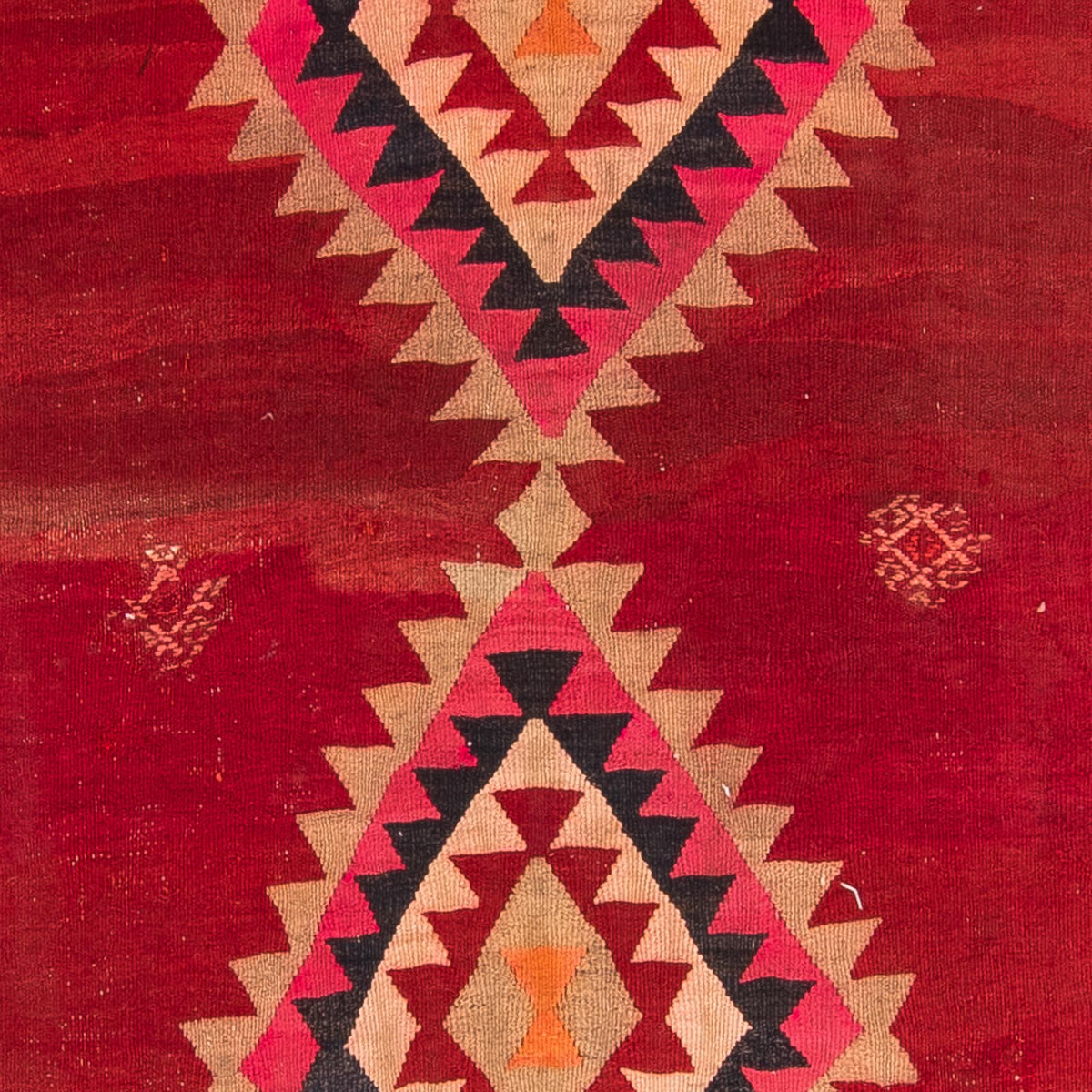 Biegacz Dywan Kelim - Stary - 360 x 160 cm - wielokolorowy