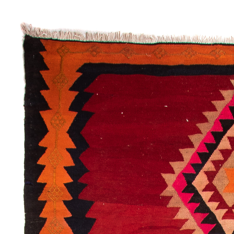 Biegacz Dywan Kelim - Stary - 360 x 160 cm - wielokolorowy