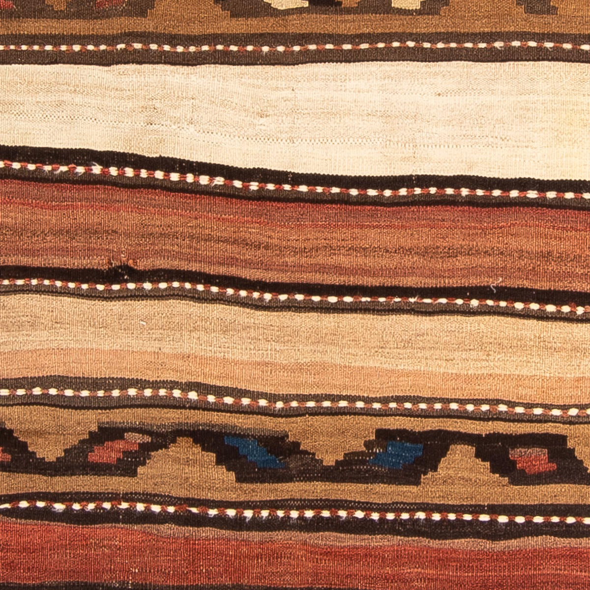 Biegacz Dywan Kelim - Stary - 290 x 90 cm - wielokolorowy