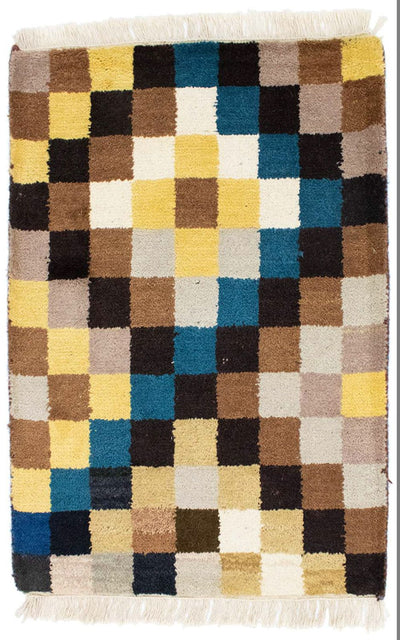 Indo Gabbeh Dywan 60x90cm - Dywan wełniany
