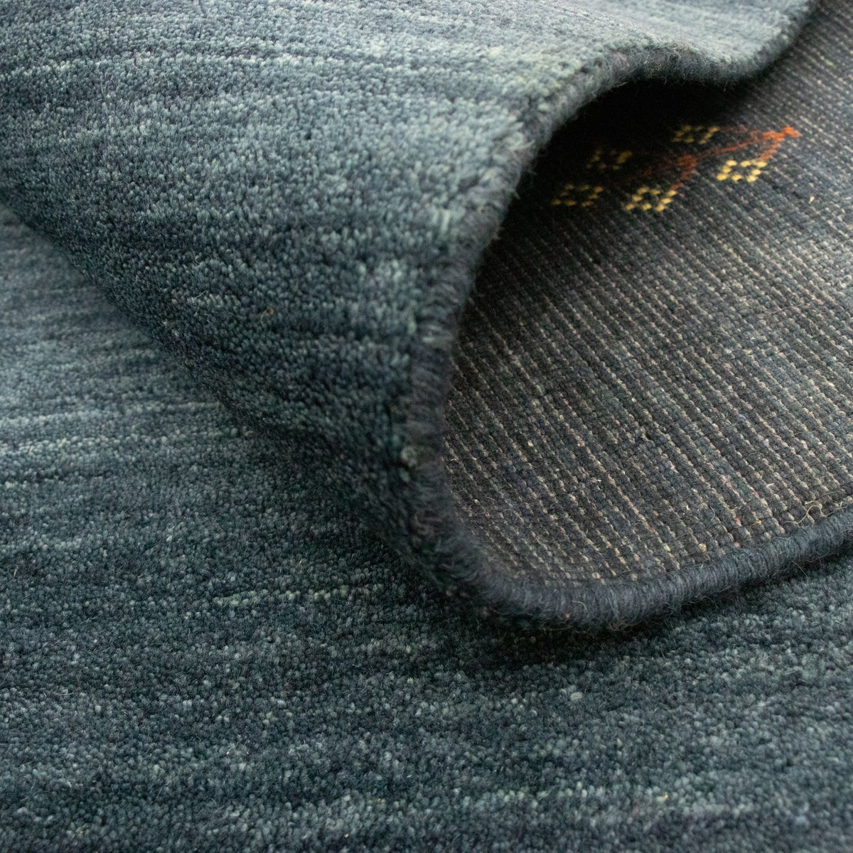 Dywan Gabbeh - Miękki - 298 x 250 cm - niebieski