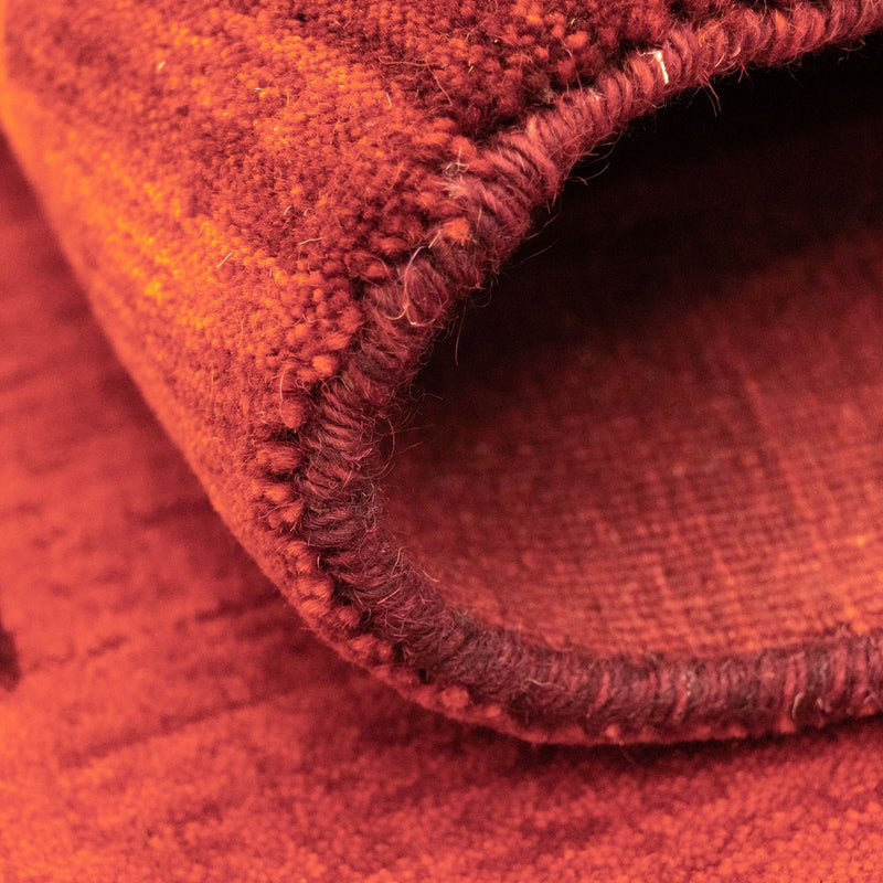 Dywan Gabbeh - Miękki - 154 x 94 cm - czerwony