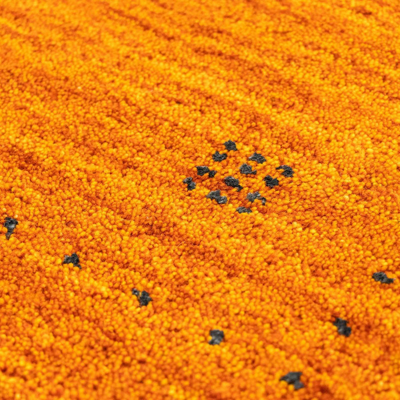 Dywan Gabbeh - Miękki - 155 x 83 cm - pomarańczowy