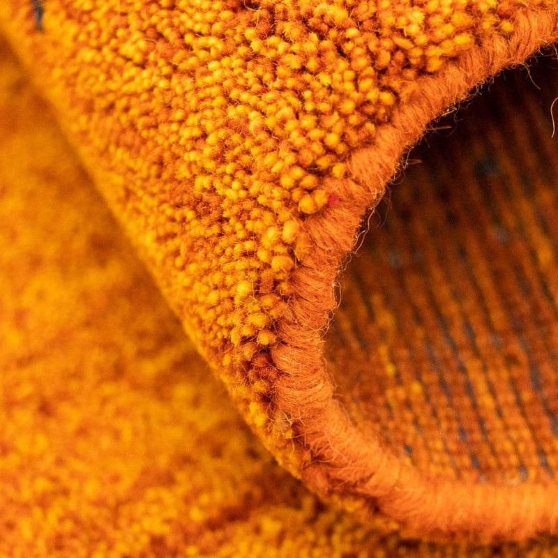 Dywan Gabbeh - Miękki - 155 x 83 cm - pomarańczowy