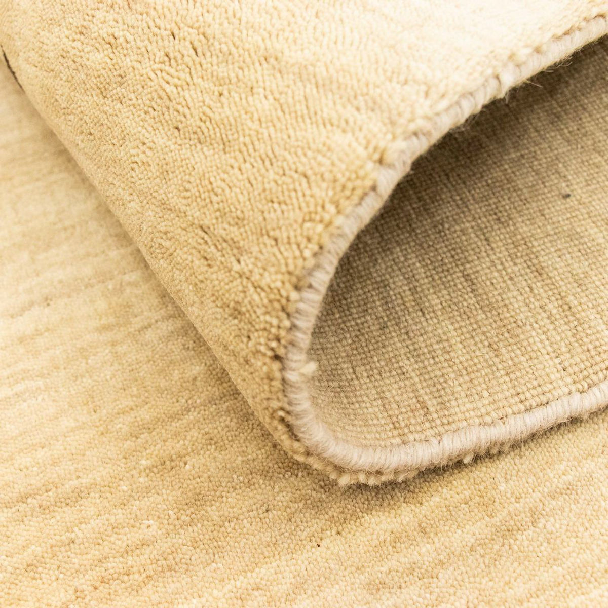 Dywan Gabbeh - Miękki - 152 x 89 cm - beżowy