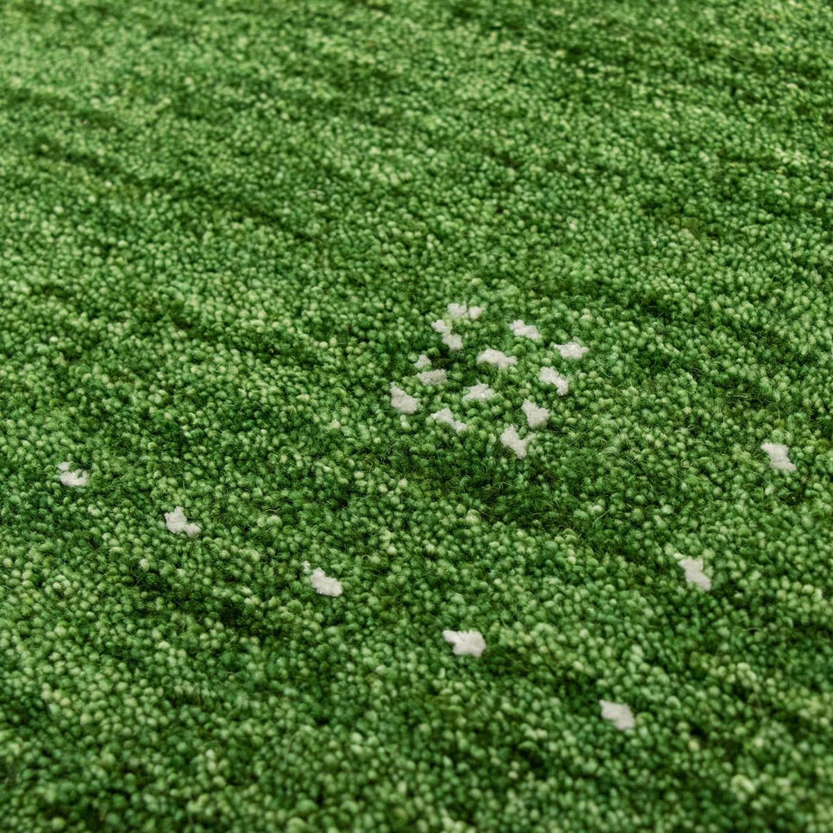 Dywan Gabbeh - Miękki - 143 x 72 cm - zielona