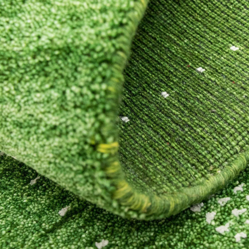 Dywan Gabbeh - Miękki - 143 x 72 cm - zielona