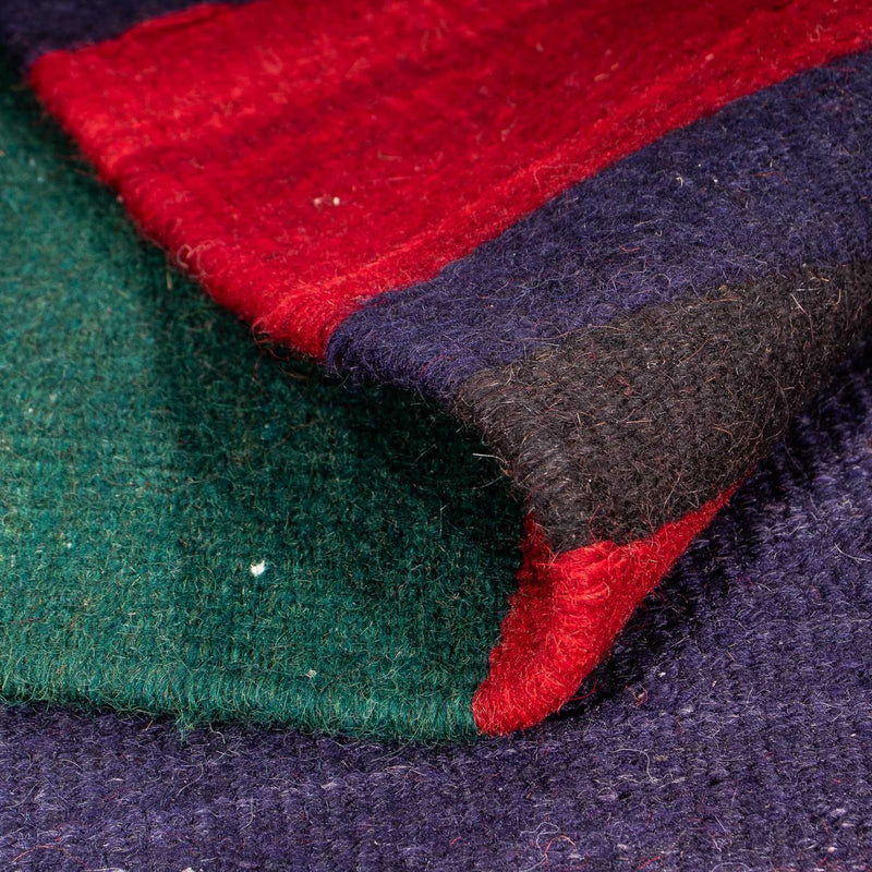 Dywan Kelim - Stary - 210 x 175 cm - wielokolorowy