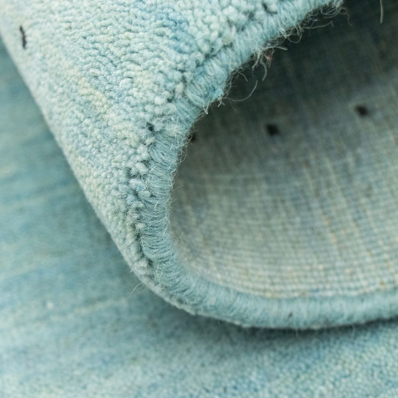 Dywan Gabbeh - Miękki - 142 x 73 cm - jasnoniebieski