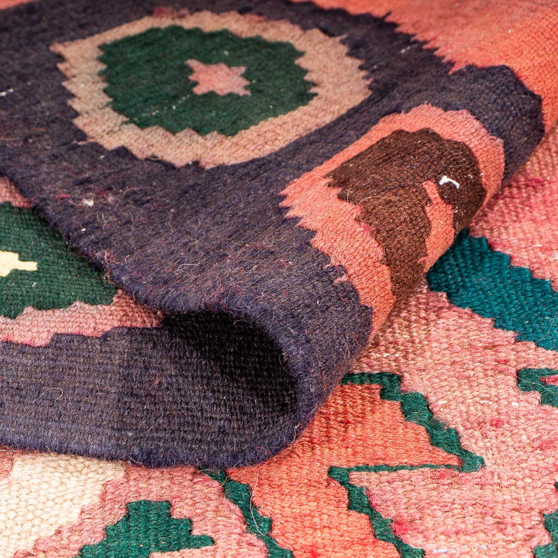 Dywan Kelim - Stary - 310 x 175 cm - wielokolorowy